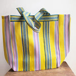 Recycled Plastic Beach Bag - Yellow