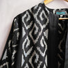 One off Boxy Jacket Ikat Black Medium