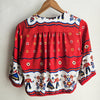 Bolero Red/White/Blue with Characters