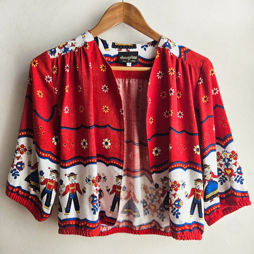 Bolero Red/White/Blue with Characters