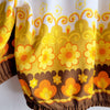 Bolero Yellow/Brown Floral M/12 (ONE OFF)