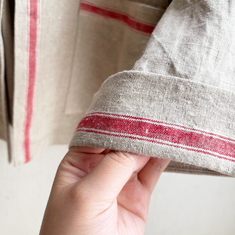 Vintage French Linen Boxy Jacket