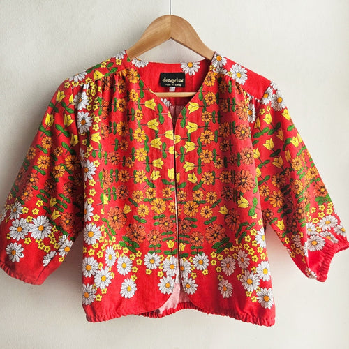 Bolero Red Multi Floral