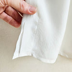 Dragstar Bateaux Cream Silk Crepe De Chine Top