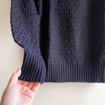 Voyager Boatneck Jumper - Navy Merino Wool