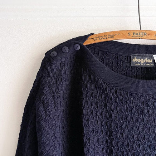 Voyager Boatneck Jumper - Navy Merino WoolVoyager Boatneck Jumper - Navy Merino Wool