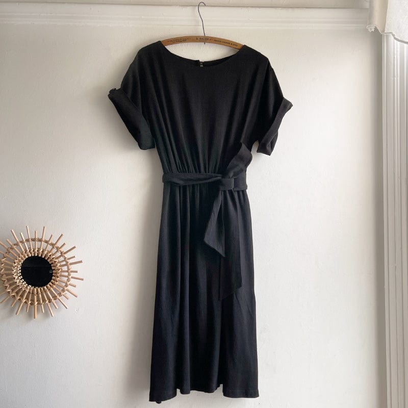 Dragstar Favourite Frock - Black Linen Blend