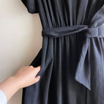 Dragstar Favourite Frock - Black Linen Blend