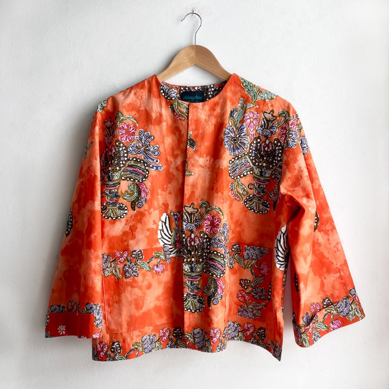 Dragstar Vintage Batik Cotton Boxy Jacket