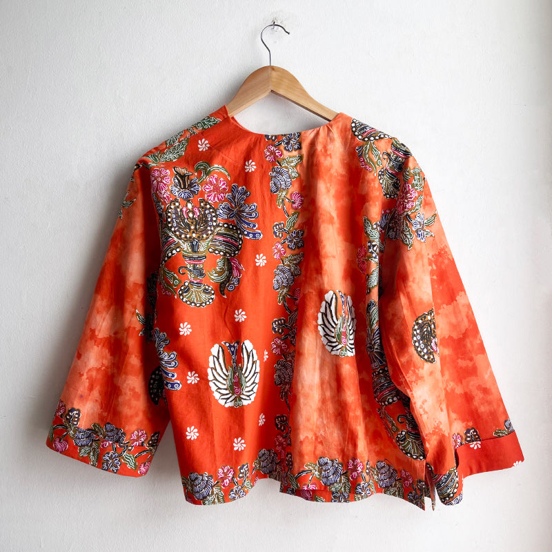 Dragstar Vintage Batik Cotton Boxy Jacket