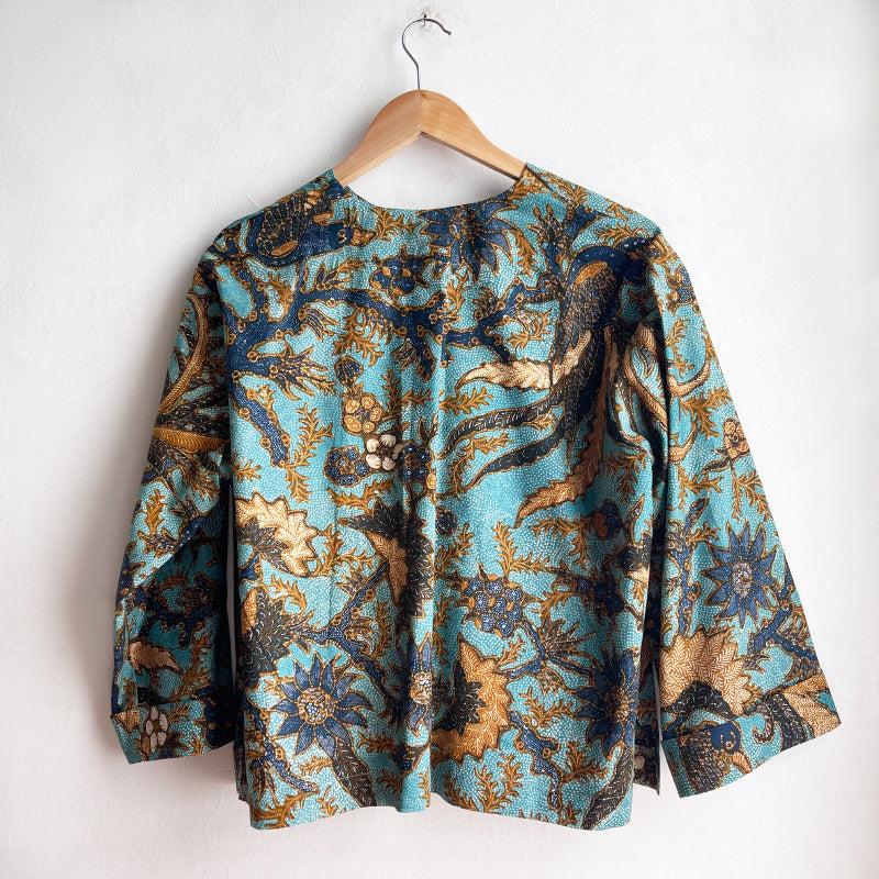 Dragstar Vintage Batik Cotton Boxy Jacket