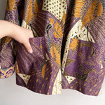 Dragstar Vintage Batik Cotton Boxy Jacket