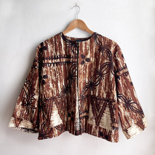 Dragstar Vintage Batik Cotton Boxy Jacket