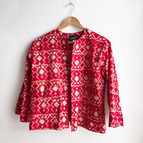 Dragstar Vintage Batik Cotton Boxy Jacket