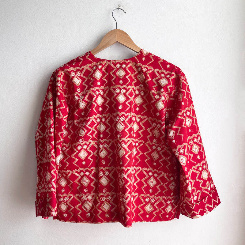 Dragstar Vintage Batik Cotton Boxy Jacket