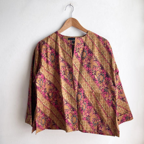 Dragstar Vintage Batik Cotton Boxy Jacket