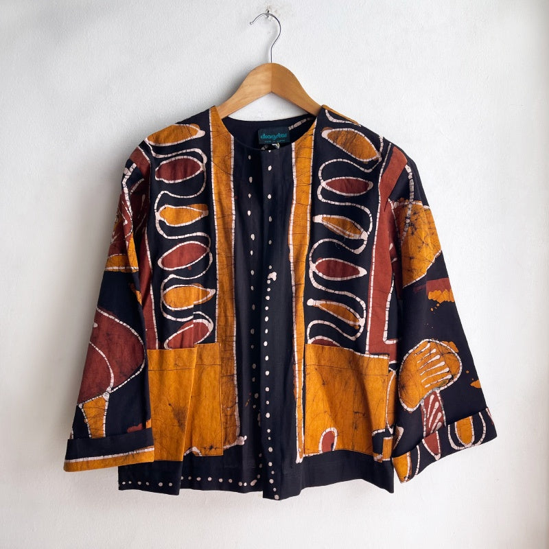 Dragstar Vintage Batik Cotton Boxy Jacket