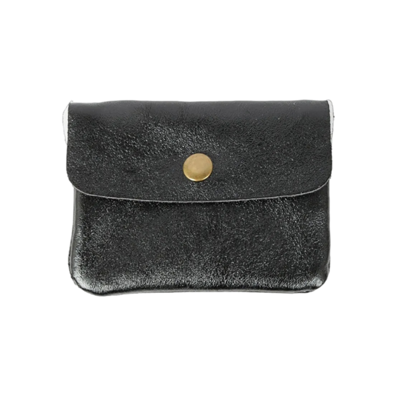 Maison Fanli Coin Purse - Metallic Midnight