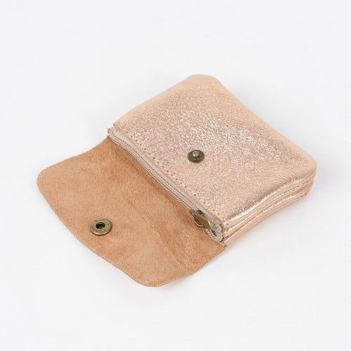 Maison Fanli Coin Purse - Metallic Rose