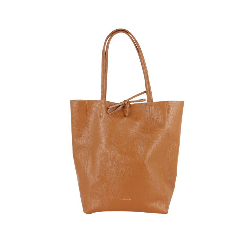 Maison Fanli Large Tote - Dark Camel