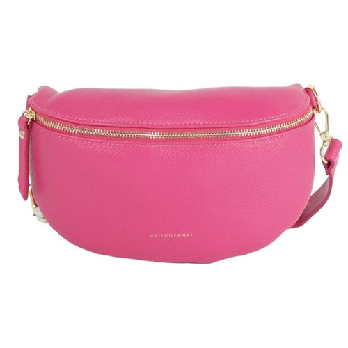 Maison Fanli leather Bum Bag - Flamingo