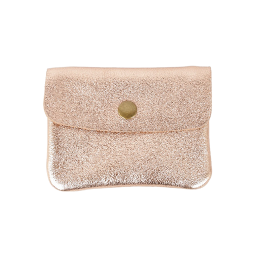 Maison Fanli Coin Purse - Metallic Rose