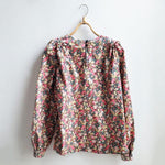 Dragstar Smock Top - Black Floral Small