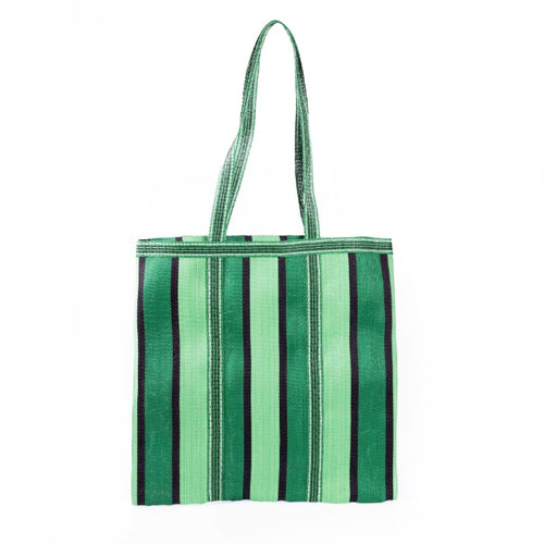 Recycled Plastic Tote Bag - Calvi Green