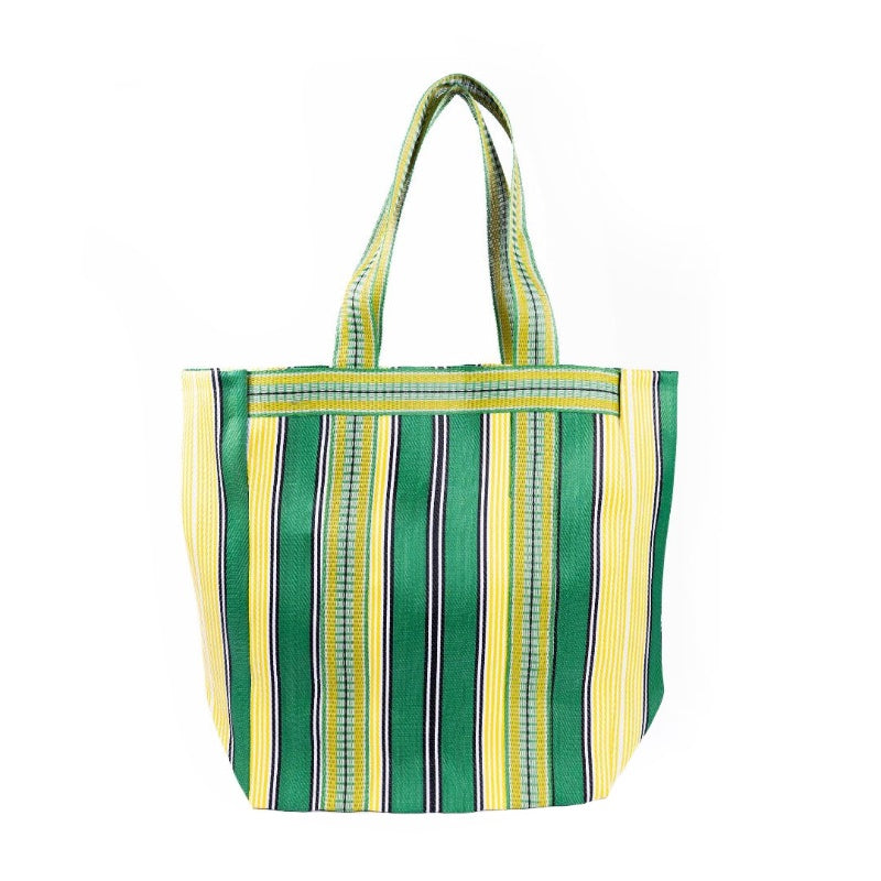 Recycled Plastic Beach Bag - La Baule Green