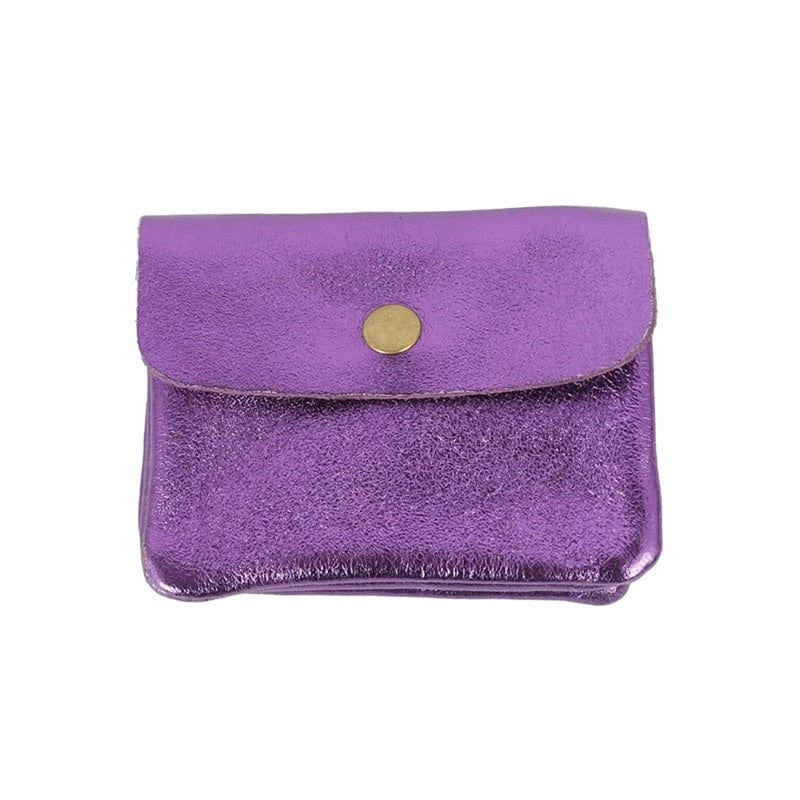 Maison Fanli Coin Purse - Metallic Purple