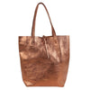 Maison Fanli Large Tote - Metallic Bronze