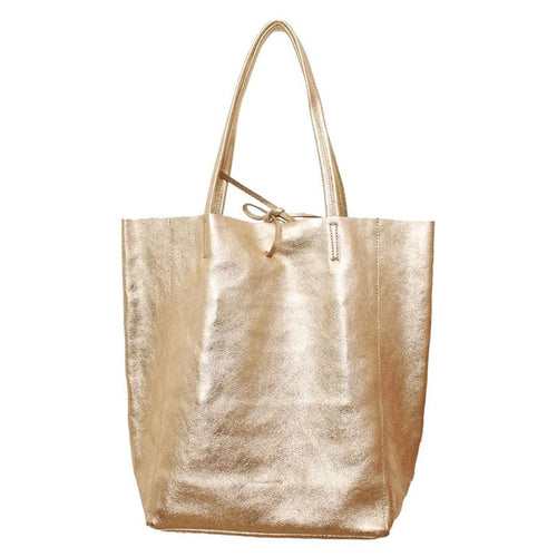 Maison Fanli Large Tote - Metallic Gold