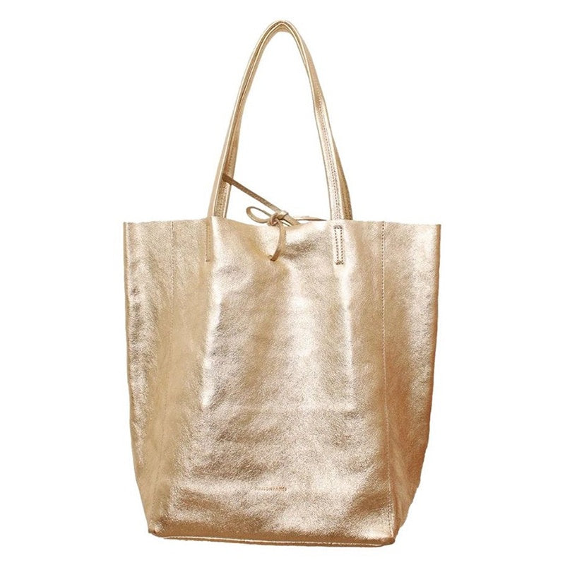 Maison Fanli Large Tote - Metallic Gold