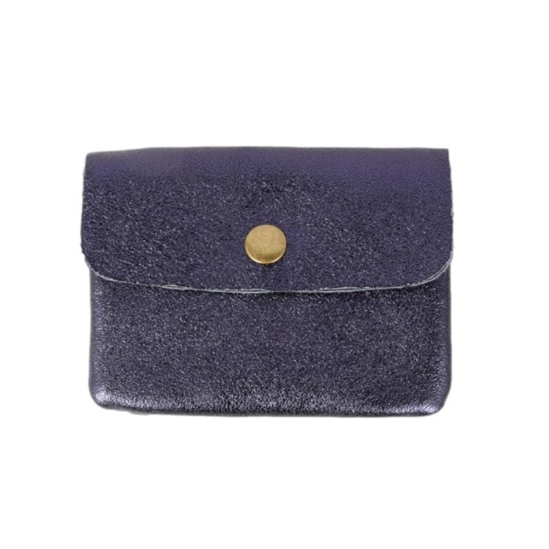 Maison Fanli Coin Purse - Metallic Marine