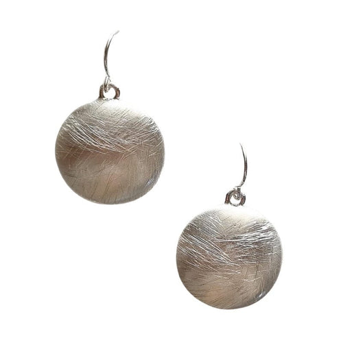 Disc Earring - Silver