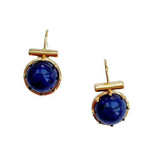 Electra Stone Earring - Navy