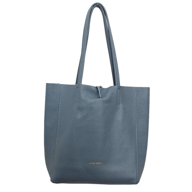 Maison Fanli Medium Tote - Dusty Blue