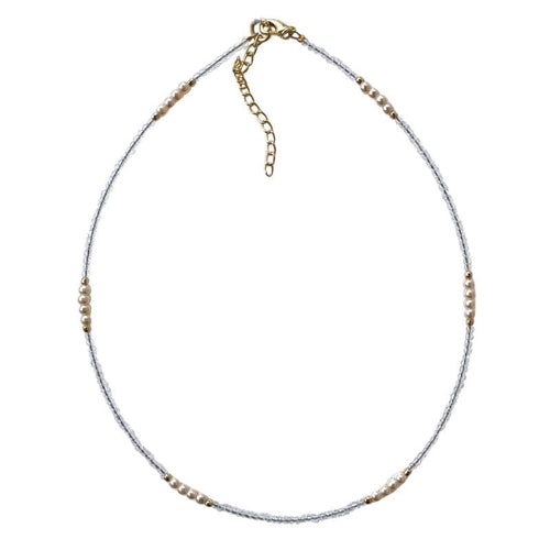 Beaded Pearl Necklace
