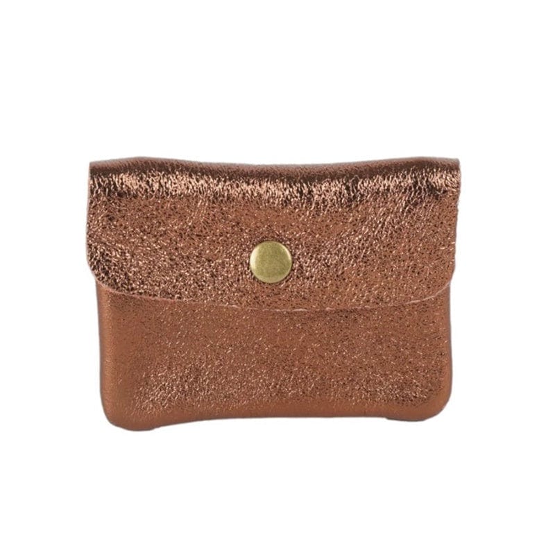 Maison Fanli Coin Purse - Metallic Bronze