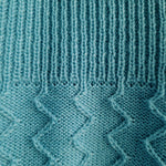 Merino Wool Boatneck ZigZag Powder Blue