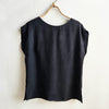 Dragstar Black Tencel Bateau top