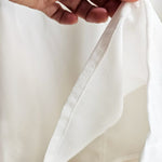 Dragstar Bateaux Cream Silk Crepe De Chine Top