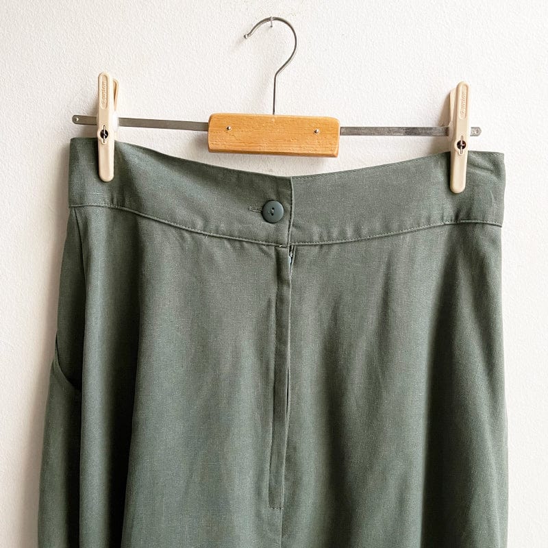 Miranda Middie Skirt - Sage Tencel