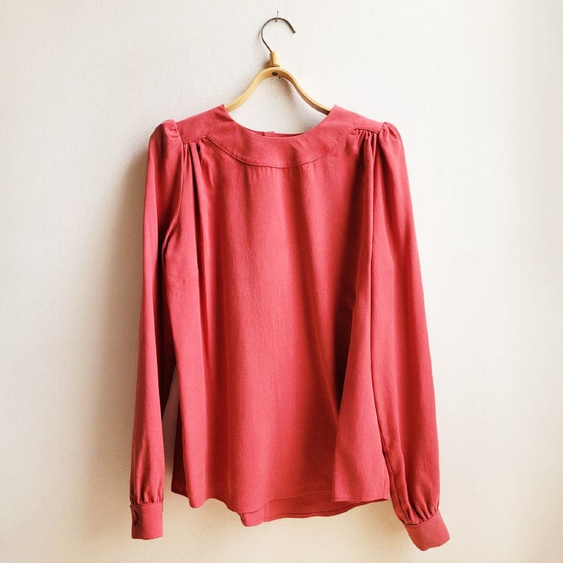 Dragstar Long Sleeve Smock Top - Clay Tencel