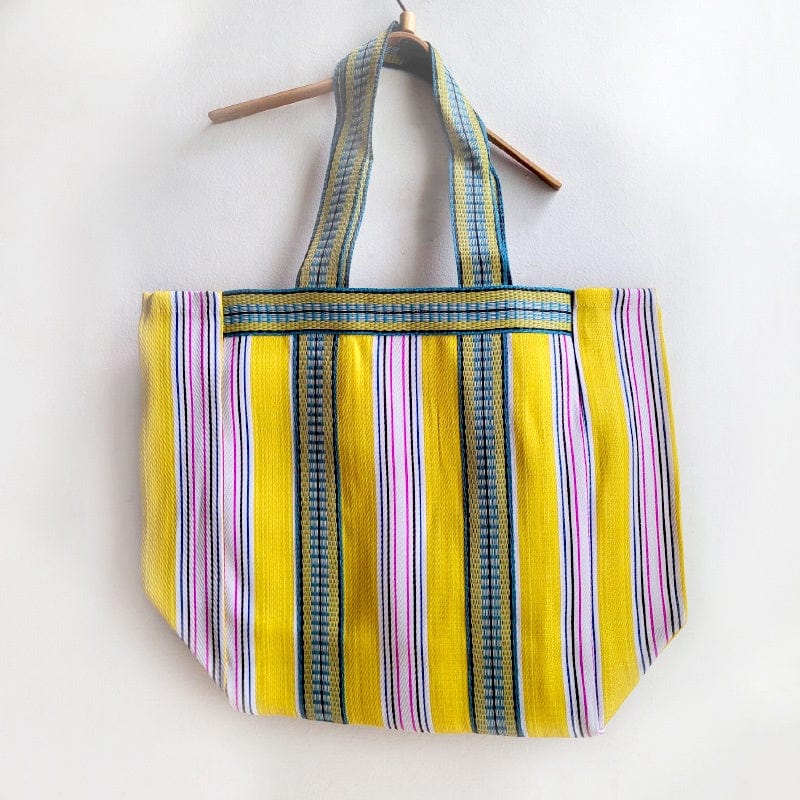 Recycled Plastic Beach Bag - Yellow