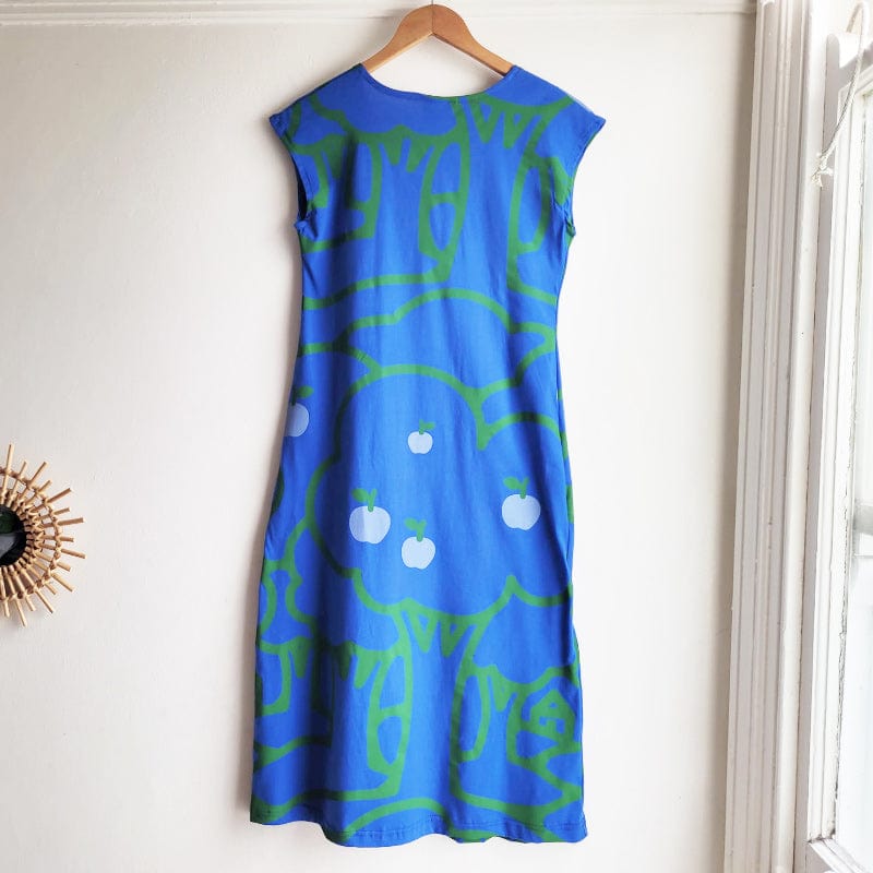 All Too Easy Dress - Apple Walk Blue Cotton Jersey