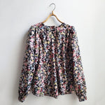 Dragstar Smock Top - Black Floral Large