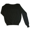 Boatneck Zig-Zag Jumper - Black