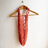 String Beach Bag - Coral