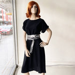 Dragstar Favourite Frock - Black Linen Blend